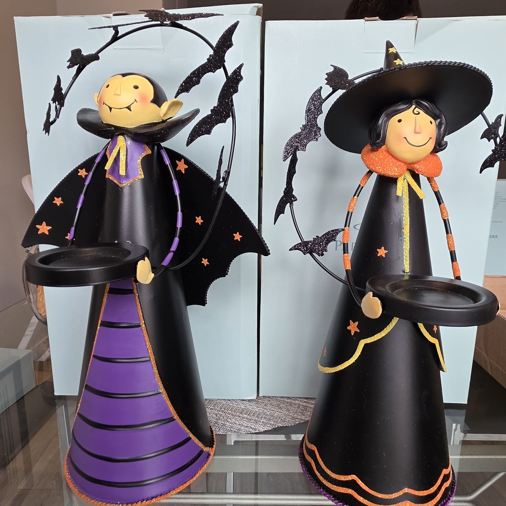 PartyLite Halloween Kids Costume Decor in Black and Orange